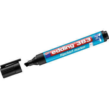 Flipchartmarker edding 383 nachfüllbar 1-5mm schwarz Flipchartmarker edding 383 nachfüllbar 1-5mm schwarz - Bild-Darstellung des Produktes 1