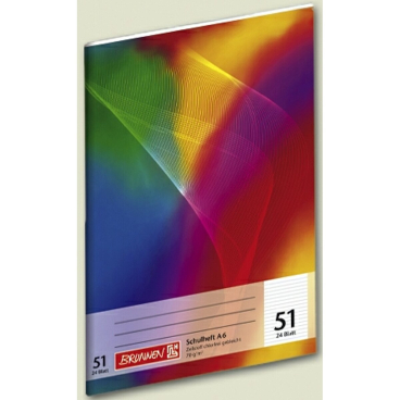 Schulheft A6 Lineatur 51 80 g/qm 24 Blatt Schulheft A6 Lineatur 51 80 g/qm 24 Blatt - Bild-Darstellung des Produktes 1