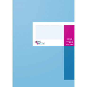 Geschäftsbuch A4 kariert 40 Blatt hellblau Geschäftsbuch A4 kariert 40 Blatt hellblau - Bild-Darstellung des Produktes 1