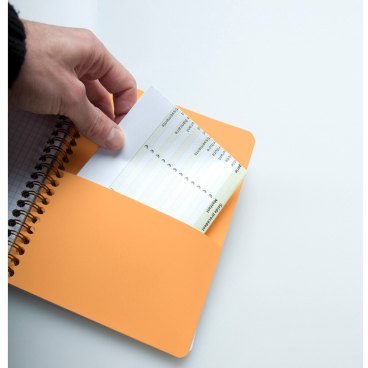 Notizbuch A4+ 80 Blatt Wire-O-Bindung 90g 80 Blatt kariert schwarz Notizbuch A4+ 80 Blatt Wire-O-Bindung 90g 80 Blatt kariert schwarz - Bild-Darstellung des Produktes 1