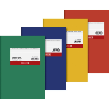 Vokabelheft A6 64 Blatt  Glanzkarton Lineatur 53 Vokabelheft A6 64 Blatt  Glanzkarton Lineatur 53 - Bild-Darstellung des Produktes 1