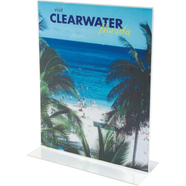 Tischaufsteller gerade A5 hoch transparent Tischaufsteller gerade A5 hoch transparent - Bild-Darstellung des Produktes 1