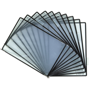 Sichttafeln Sterifold A4 PVC schwarz VE=10 Stück Sichttafeln Sterifold A4 PVC schwarz VE=10 Stück - Bild-Darstellung des Produktes 1