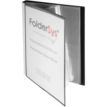 Präsentations-Sichtbuch A4 40 Hüllen PP schwarz Präsentations-Sichtbuch A4 40 Hüllen PP schwarz - Bild-Darstellung des Produktes 1