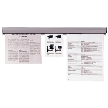 Papierklemmschiene PKS31 31cm +Montageset Papierklemmschiene PKS31 31cm +Montageset - Bild-Darstellung des Produktes 1