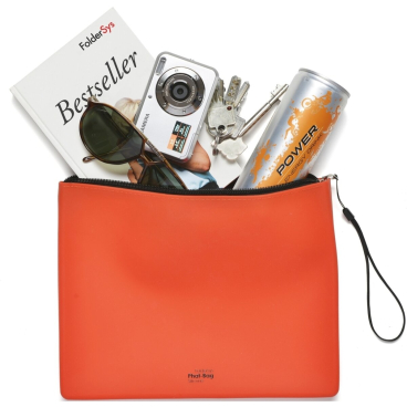 Reißverschlusstasche Phat Bag A5 Silikon rot Reißverschlusstasche Phat Bag A5 Silikon rot - Bild-Darstellung des Produktes 1