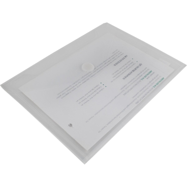 Doppel-Sichttasche A5 2 Fächer Klappe transparent klar Doppel-Sichttasche A5 2 Fächer Klappe transparent klar - Bild-Darstellung des Produktes 1