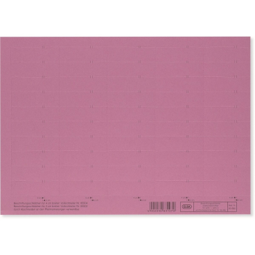 Beschriftungsschild für 4-zeilige Sichtreiter 58x18mm rot 10x50 Stück Beschriftungsschild für 4-zeilige Sichtreiter 58x18mm rot 10x50 Stück - Bild-Darstellung des Produktes 1
