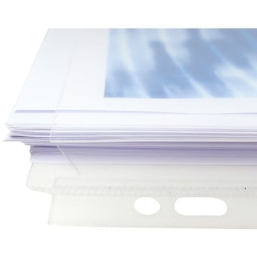 Sichthüllen A4 PP 200my glasklar mit Falte VE=10 Stück Sichthüllen A4 PP 200my glasklar mit Falte VE=10 Stück - Bild-Darstellung des Produktes 1