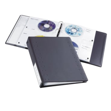 Ringbuch CD/DVD Index 40 für 40 CD/DVD PP 270x65x315mm anthrazit Ringbuch CD/DVD Index 40 für 40 CD/DVD PP 270x65x315mm anthrazit - Bild-Darstellung des Produktes 1
