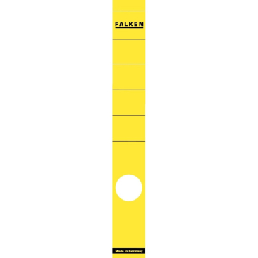 Ordnerrückenschilder selbstklebend 36x290mm VE=10 Stück  gelb Ordnerrückenschilder selbstklebend 36x290mm VE=10 Stück  gelb - Bild-Darstellung des Produktes 1