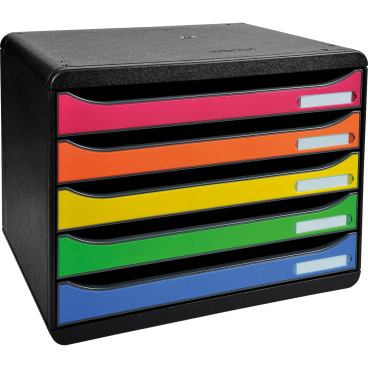 Schubladenbox BIG-BOX PLUS 308714D quer 5 Schübe harlekin Schubladenbox BIG-BOX PLUS 308714D quer 5 Schübe harlekin - Bild-Darstellung des Produktes 1