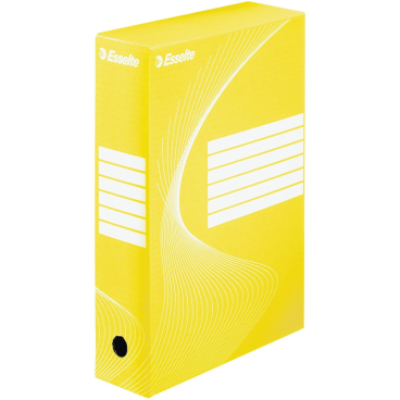 Archiv-Schachtel - DIN A4 Rückenbreite 8 cm gelb. Archiv-Schachtel - DIN A4 Rückenbreite 8 cm gelb. - Bild-Darstellung des Produktes 1
