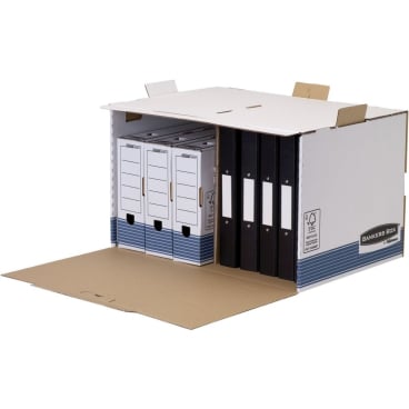 Archivcontainer Prima BxHxT 55,7x33,5x38,9cm blau/weiß Archivcontainer Prima BxHxT 55,7x33,5x38,9cm blau/weiß - Bild-Darstellung des Produktes 1