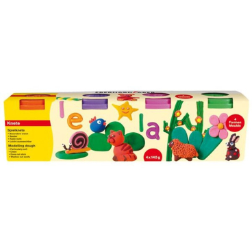 Spielknete Sonderfarben VE=4x140g 4 Farben Spielknete Sonderfarben VE=4x140g 4 Farben - Bild-Darstellung des Produktes 1