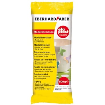 Modelliermasse Plast classic tonbasierend 500g weiß Modelliermasse Plast classic tonbasierend 500g weiß - Bild-Darstellung des Produktes 1