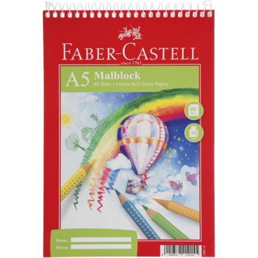 Malblock A5 Rote Linie 60 Blatt Malblock A5 Rote Linie 60 Blatt - Bild-Darstellung des Produktes 1