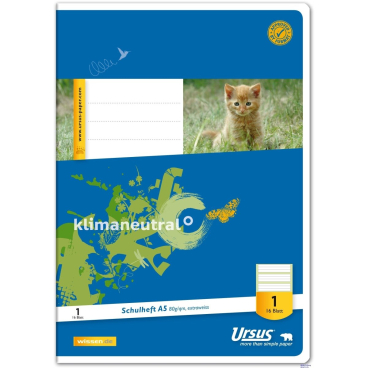Schulheft A5 Lineatur 1 1.Schuljahr 16 Blatt Schulheft A5 Lineatur 1 1.Schuljahr 16 Blatt - Bild-Darstellung des Produktes 1