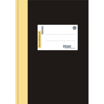 Geschäftsbuch A5 96 Blatt 80g/qm liniert schwarz Geschäftsbuch A5 96 Blatt 80g/qm liniert schwarz - Bild-Darstellung des Produktes 1