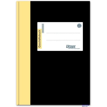 Geschäftsbuch A6 96 Blatt 80g/qm kariert schwarz Geschäftsbuch A6 96 Blatt 80g/qm kariert schwarz - Bild-Darstellung des Produktes 1
