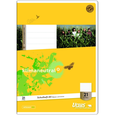 Schulheft A4 Lineatur 21 32 Blatt Schulheft A4 Lineatur 21 32 Blatt - Bild-Darstellung des Produktes 1