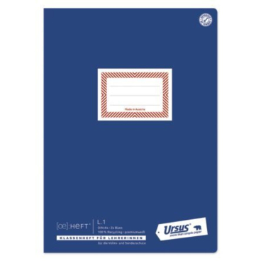 Klassenheft L.1 - A4 22 Blatt 80g/qm. Klassenheft L.1 - A4 22 Blatt 80g/qm. - Bild-Darstellung des Produktes 1