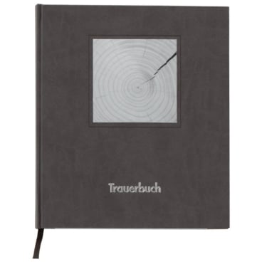 Kondolenzbuch schwarz. Kondolenzbuch schwarz. - Bild-Darstellung des Produktes 1