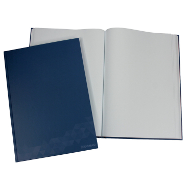 Geschäftsbuch - A4 96 Blatt 70g/qm blanko blau. Geschäftsbuch - A4 96 Blatt 70g/qm blanko blau. - Bild-Darstellung des Produktes 1