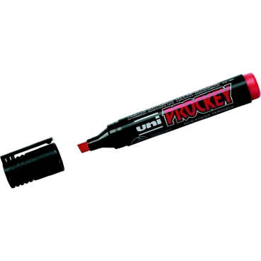 Marker Uni Prockey Keilspitze 3-6mm rot Marker Uni Prockey Keilspitze 3-6mm rot - Bild-Darstellung des Produktes 1