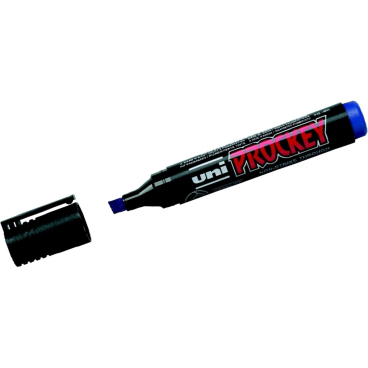 Marker Uni Prockey Keilspitze 3-6mm blau Marker Uni Prockey Keilspitze 3-6mm blau - Bild-Darstellung des Produktes 1
