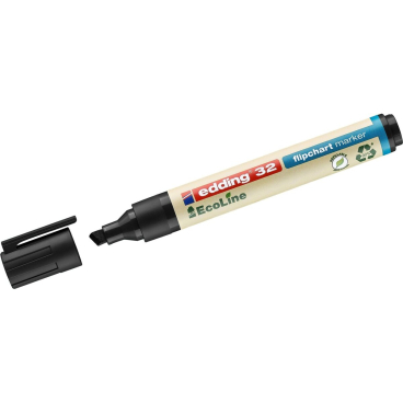 Flipchartmarker edding 32 EcoLine nachfüllbar 1-5mm schwarz Flipchartmarker edding 32 EcoLine nachfüllbar 1-5mm schwarz - Bild-Darstellung des Produktes 1