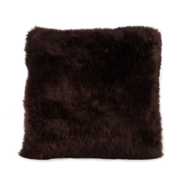 Gözze Schaffell-Kissen, 40 x 40 cm Farbe: dunkelbraun - Bild-Darstellung des Produktes 1