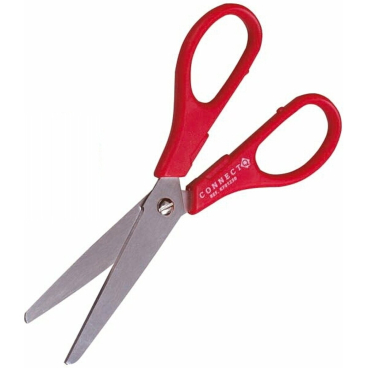 Bastelschere 13cm Edelstahl mit Kunststoffgriff farbig sortiert Bastelschere 13cm Edelstahl mit Kunststoffgriff farbig sortiert - Bild-Darstellung des Produktes 1