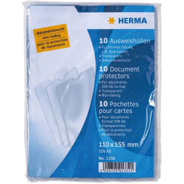 Ausweishüllen 110x155mm für Format DIN A6 Sparbücher Ausweishüllen 110x155mm für Format DIN A6 Sparbücher - Bild-Darstellung des Produktes 1