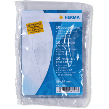 Ausweishüllen 58x87mm für Kredit-/Scheckkarte Ausweishüllen 58x87mm für Kredit-/Scheckkarte - Bild-Darstellung des Produktes 1