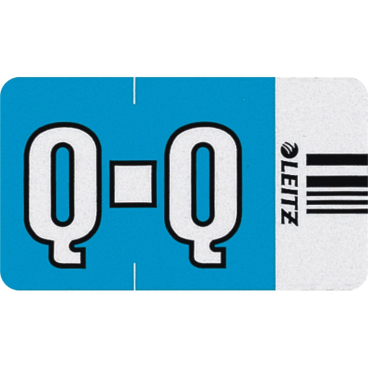 Orgacolor Buchstabensignal Q VE=250 Stück blau Orgacolor Buchstabensignal Q VE=250 Stück blau - Bild-Darstellung des Produktes 1