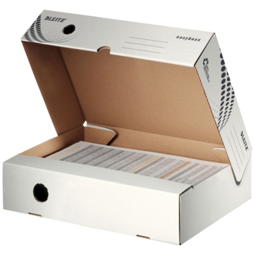 Archivbox easyboxx 80mm breite Öffnung mit Klappdeckel Wellpappe weiß Archivbox easyboxx 80mm breite Öffnung mit Klappdeckel Wellpappe weiß - Bild-Darstellung des Produktes 1