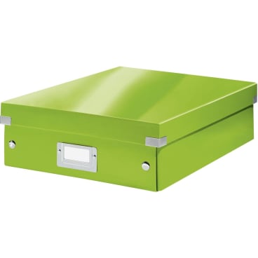 Organisationsbox Click & Store Wow Mittel Graukarton grün Organisationsbox Click & Store Wow Mittel Graukarton grün - Bild-Darstellung des Produktes 1