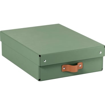 Archivbox Puro Mittel Flach mit Deckel grün 2 Stück Archivbox Puro Mittel Flach mit Deckel grün 2 Stück - Bild-Darstellung des Produktes 1