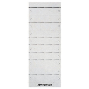 Blanko-Schildchen 92x21mm weiß VE=50 Stück Blanko-Schildchen 92x21mm weiß VE=50 Stück - Bild-Darstellung des Produktes 1