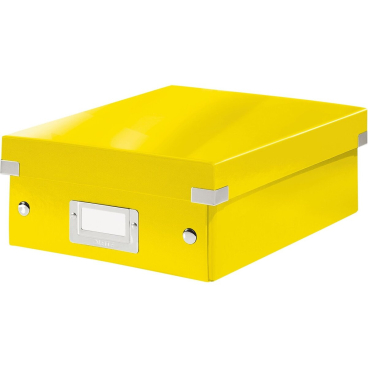 Organisationsbox Click & Store Wow Klein Graukarton gelb Organisationsbox Click & Store Wow Klein Graukarton gelb - Bild-Darstellung des Produktes 1