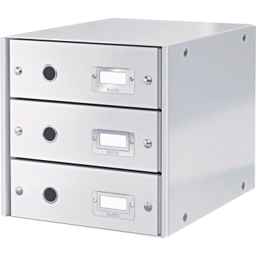 Schubladenbox 3 Fächer Karton weiß Schubladenbox 3 Fächer Karton weiß - Bild-Darstellung des Produktes 1