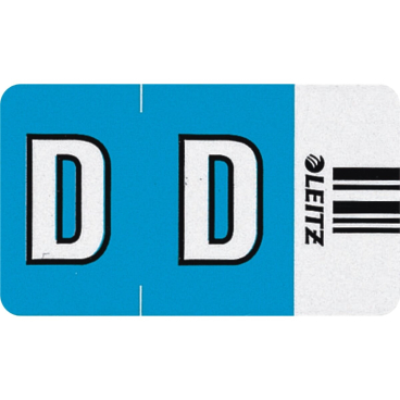 Orgacolor Buchstabensignal D VE=250 Stück blau Orgacolor Buchstabensignal D VE=250 Stück blau - Bild-Darstellung des Produktes 1