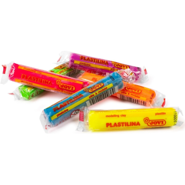Plastilina Knete fluoreszierende Farben VE=6 Farben a 15g Plastilina Knete fluoreszierende Farben VE=6 Farben a 15g - Bild-Darstellung des Produktes 1