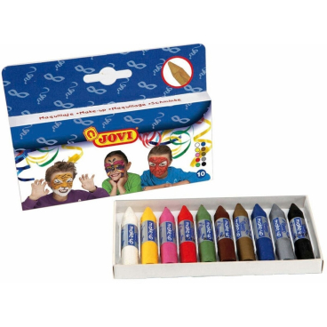 Fasching-Schminke Schminkstifte Etui VE=10 Farben Fasching-Schminke Schminkstifte Etui VE=10 Farben - Bild-Darstellung des Produktes 1