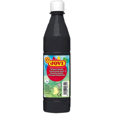 Plakatfarbe / Temperafarbe 500ml Flasche schwarz in Plakatfarbe / Temperafarbe 500ml Flasche schwarz in - Bild-Darstellung des Produktes 1