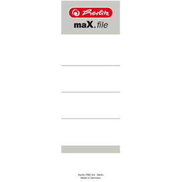Ordnerrückenschilder 8cm selbstklebend weiß VE=50 Stück Ordnerrückenschilder 8cm selbstklebend weiß VE=50 Stück - Bild-Darstellung des Produktes 1