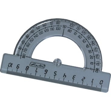 Winkelmesser 10cm transparent Winkelmesser 10cm transparent - Bild-Darstellung des Produktes 1