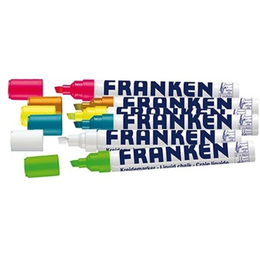 Kreidemarker 2-5mm farbig sortiert VE=6 Stück Kreidemarker 2-5mm farbig sortiert VE=6 Stück - Bild-Darstellung des Produktes 1