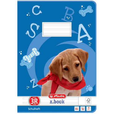 Schulheft A4 16 Blatt Lineatur 3 mit Rand FSC Mix Schulheft A4 16 Blatt Lineatur 3 mit Rand FSC Mix - Bild-Darstellung des Produktes 1